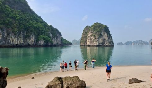 De Halong Bay in Vietnam